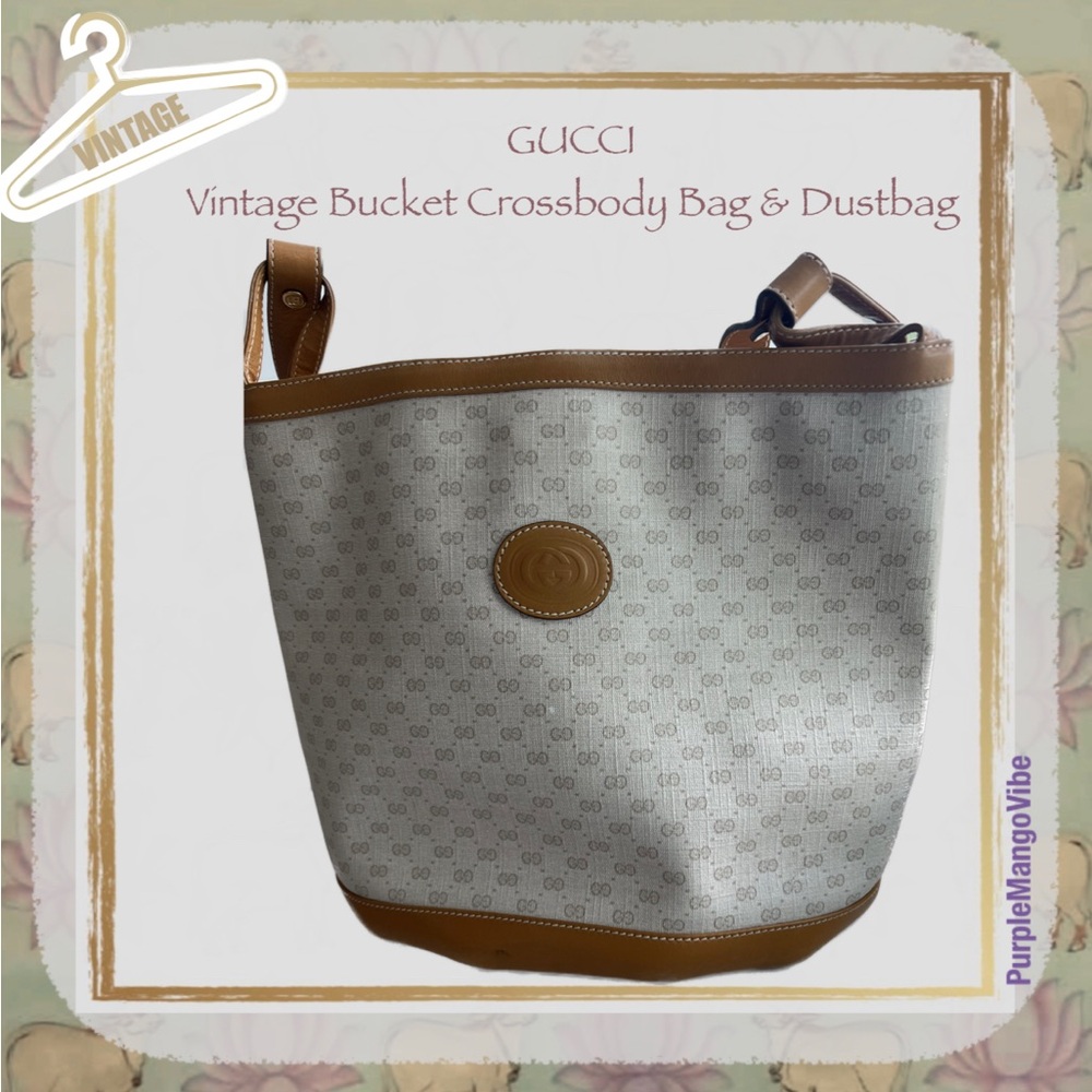 COPY - GUCCI w/ CoA & Dustbag | Rare Vintage Gucci Bucket Crossbody